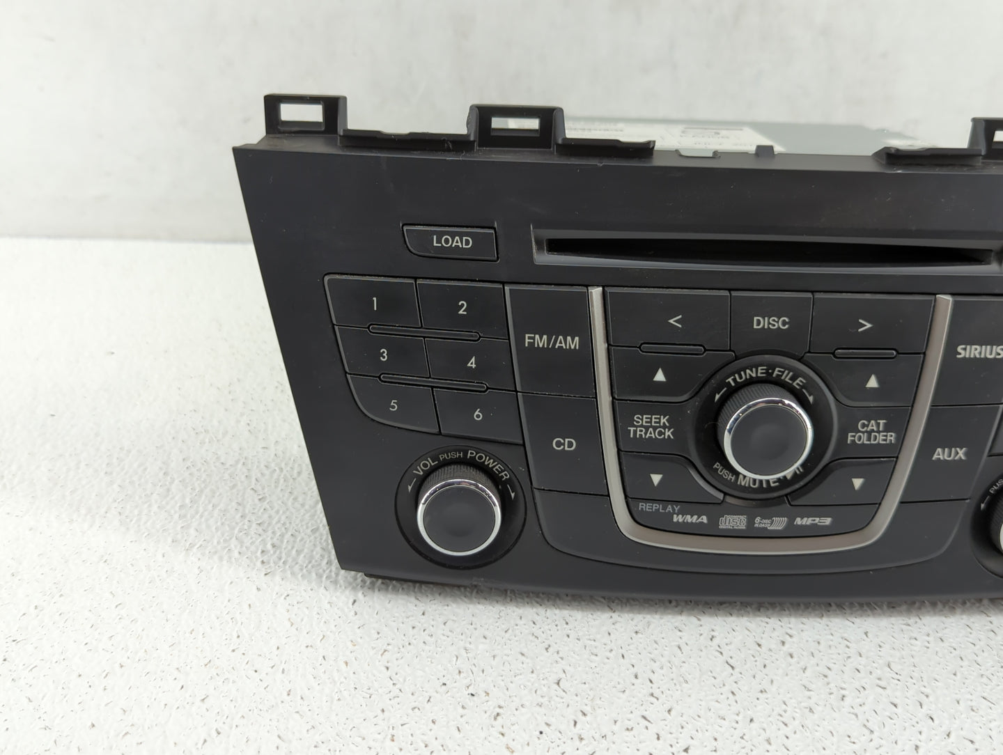 2012 Mazda 5 Radio AM FM Cd Player Receiver Replacement P/N:CG37 66 9RX CG36 66 9R0 Fits OEM Used Auto Parts - Oemusedautopa
