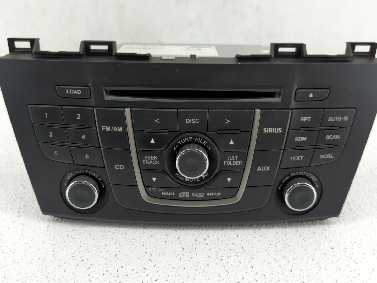 2012 Mazda 5 Radio AM FM Cd Player Receiver Replacement P/N:CG37 66 9RX CG36 66 9R0 Fits OEM Used Auto Parts - Oemusedautopa