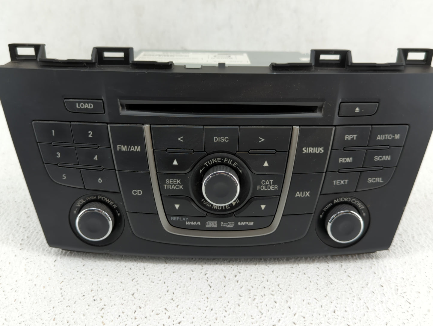 2012 Mazda 5 Radio AM FM Cd Player Receiver Replacement P/N:CG37 66 9RX CG36 66 9R0 Fits OEM Used Auto Parts - Oemusedautopa