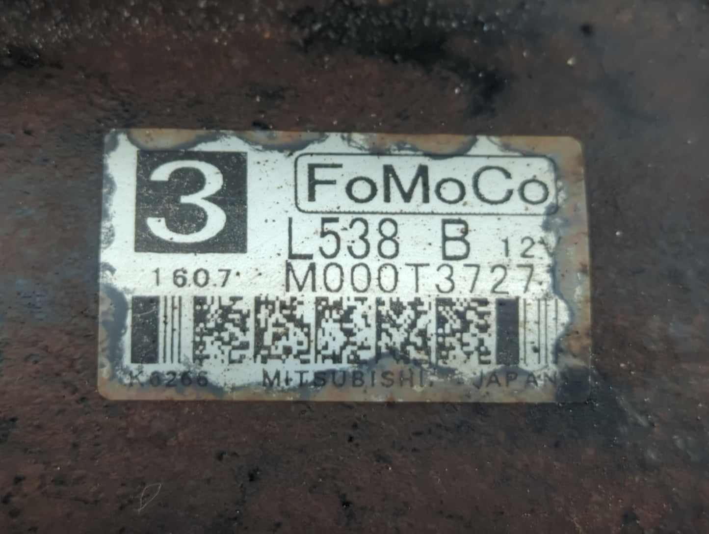 2012 Mazda 5 Car Starter Motor Solenoid OEM P/N:M000T37271 Fits Fits 2010 2011 2013 OEM Used Auto Parts - Oemusedautoparts1.