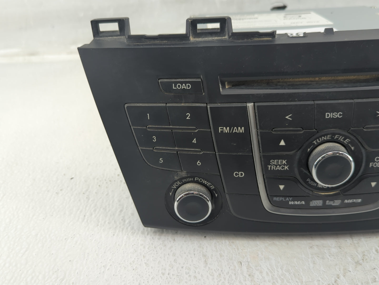 2012 Mazda 5 Radio AM FM Cd Player Receiver Replacement P/N:CG37 66 9RX CG36 66 9R0 Fits OEM Used Auto Parts - Oemusedautopa