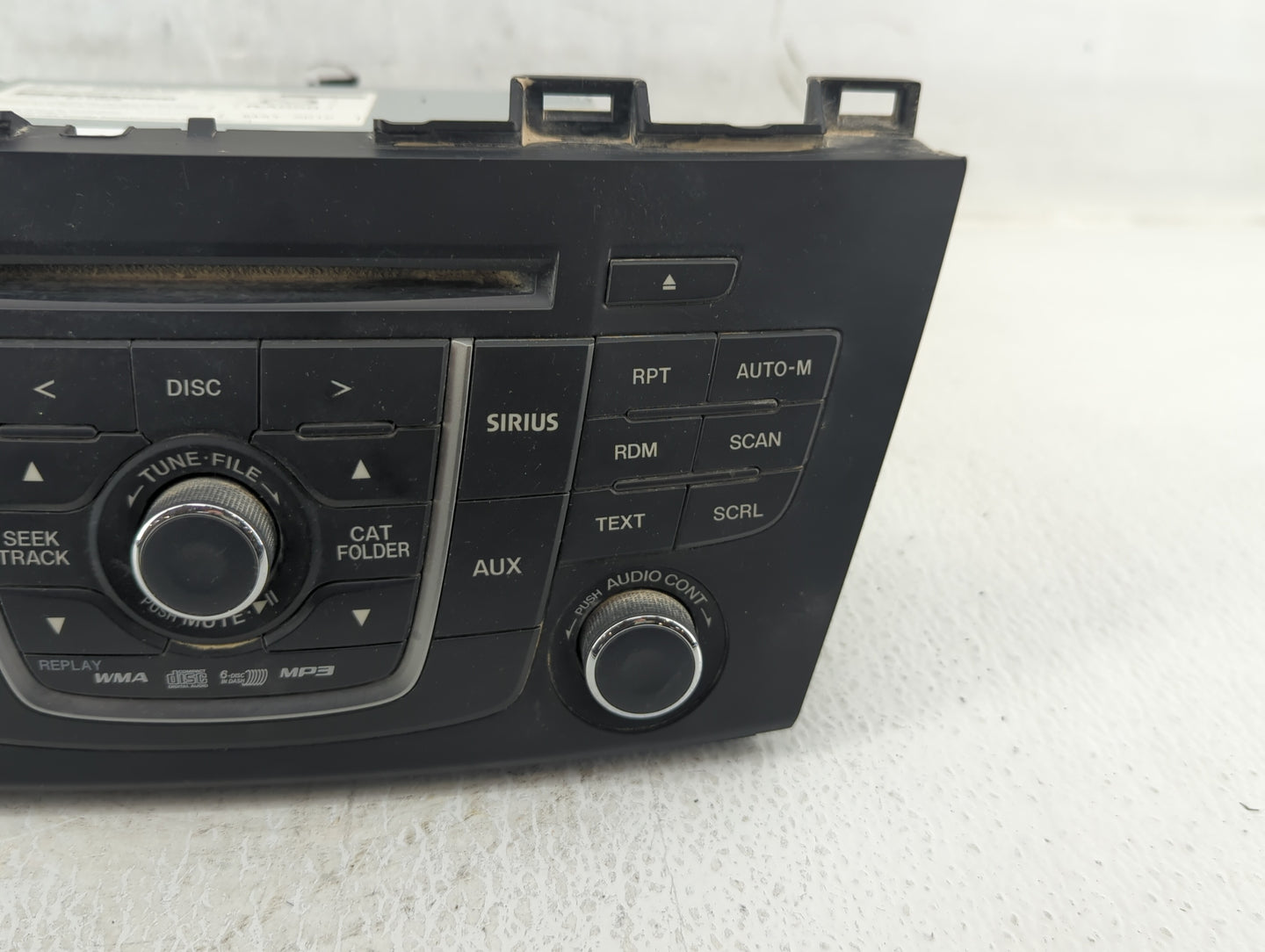 2012 Mazda 5 Radio AM FM Cd Player Receiver Replacement P/N:CG37 66 9RX CG36 66 9R0 Fits OEM Used Auto Parts - Oemusedautopa