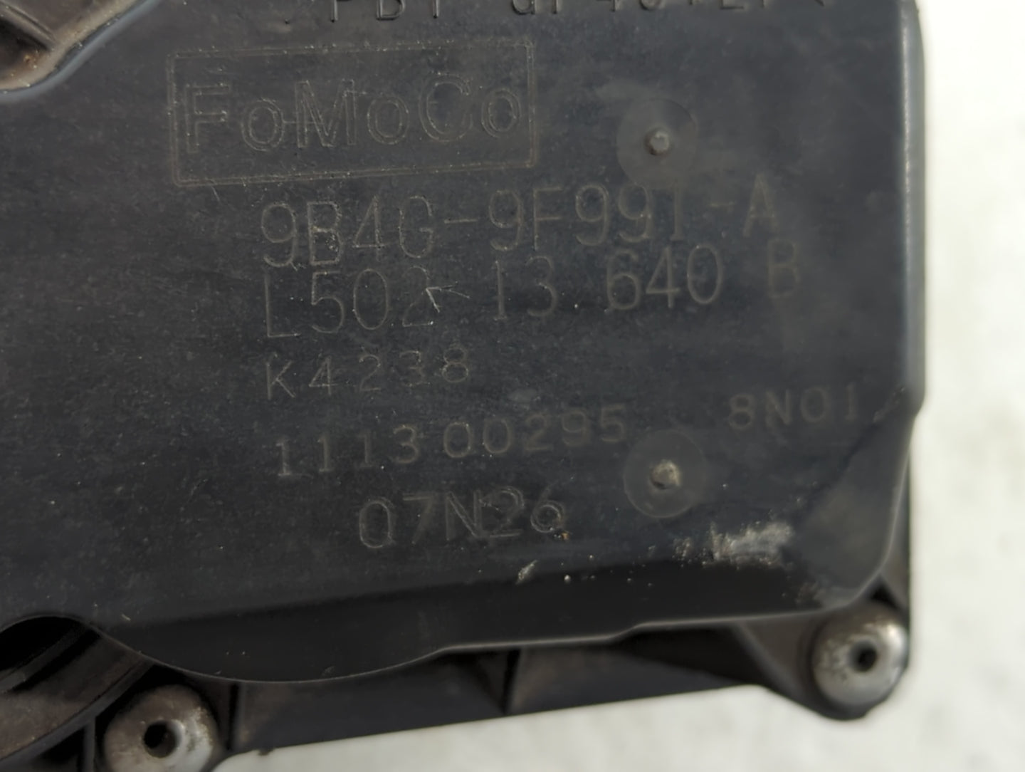 2012-2017 Mazda 5 Throttle Body P/N:9B4G-9F991-A Fits Fits 2009 2010 2011 2012 2013 2014 2015 2016 2017 OEM Used Auto Parts 