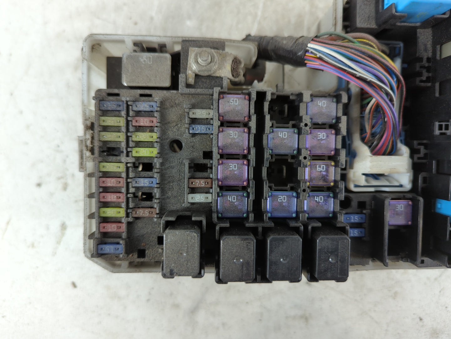2012-2017 Mazda 5 Fusebox Fuse Box Panel Relay Module P/N:K7005 C513-6676Y Fits Fits 2012 2013 2014 2015 2016 2017 OEM Used 