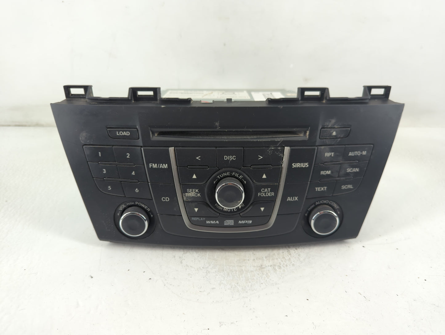 2012 Mazda 5 Radio AM FM Cd Player Receiver Replacement P/N:CG37 66 9RX CG36 66 9R0 Fits OEM Used Auto Parts - Oemusedautopa
