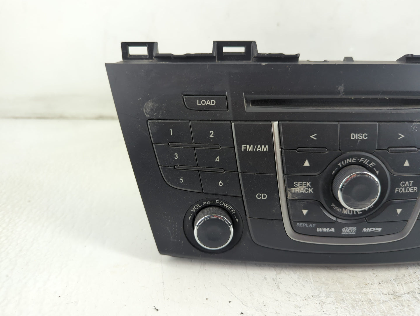 2012 Mazda 5 Radio AM FM Cd Player Receiver Replacement P/N:CG37 66 9RX CG36 66 9R0 Fits OEM Used Auto Parts - Oemusedautopa