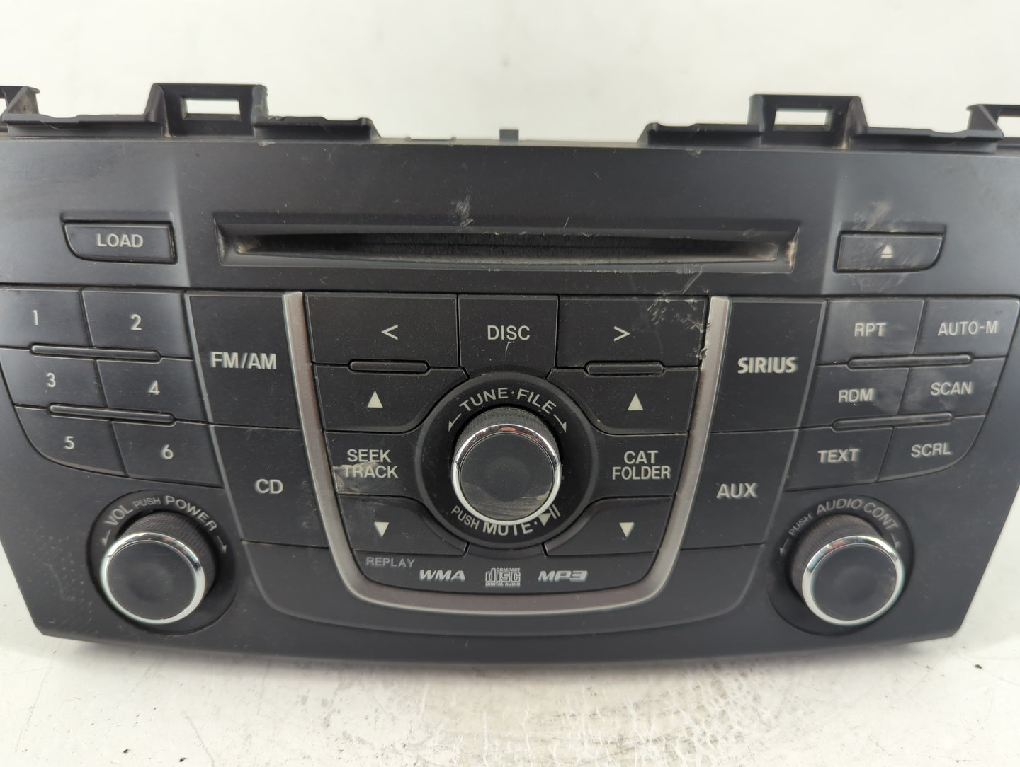 2012 Mazda 5 Radio AM FM Cd Player Receiver Replacement P/N:CG37 66 9RX CG36 66 9R0 Fits OEM Used Auto Parts - Oemusedautopa