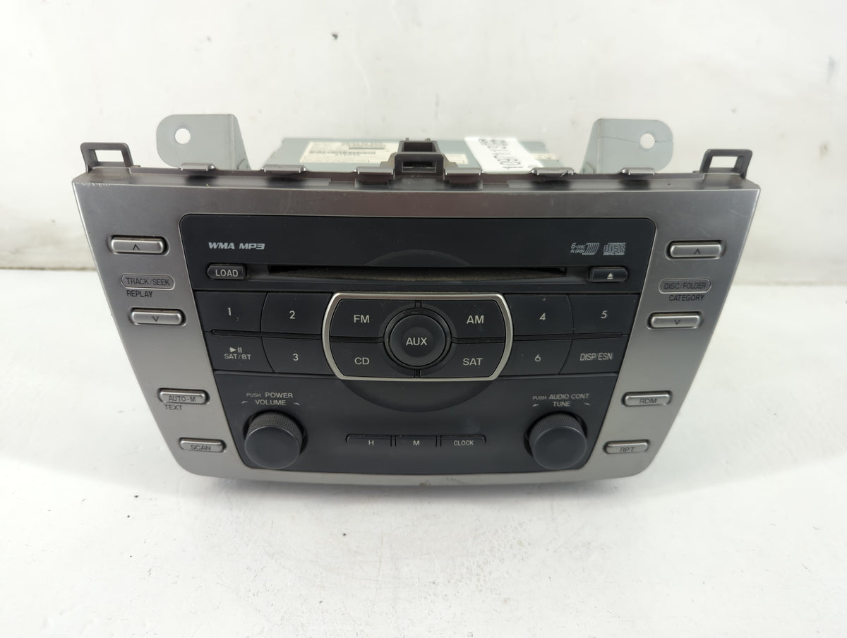 2011-2013 Mazda 6 Radio AM FM Cd Player Receiver Replacement P/N:GEG4 66 9RX GEG1 66 9R0 Fits 2011 2012 2013 OEM Used Auto P