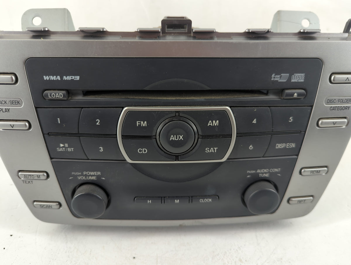 2011-2013 Mazda 6 Radio AM FM Cd Player Receiver Replacement P/N:GEG4 66 9RX GEG1 66 9R0 Fits 2011 2012 2013 OEM Used Auto P