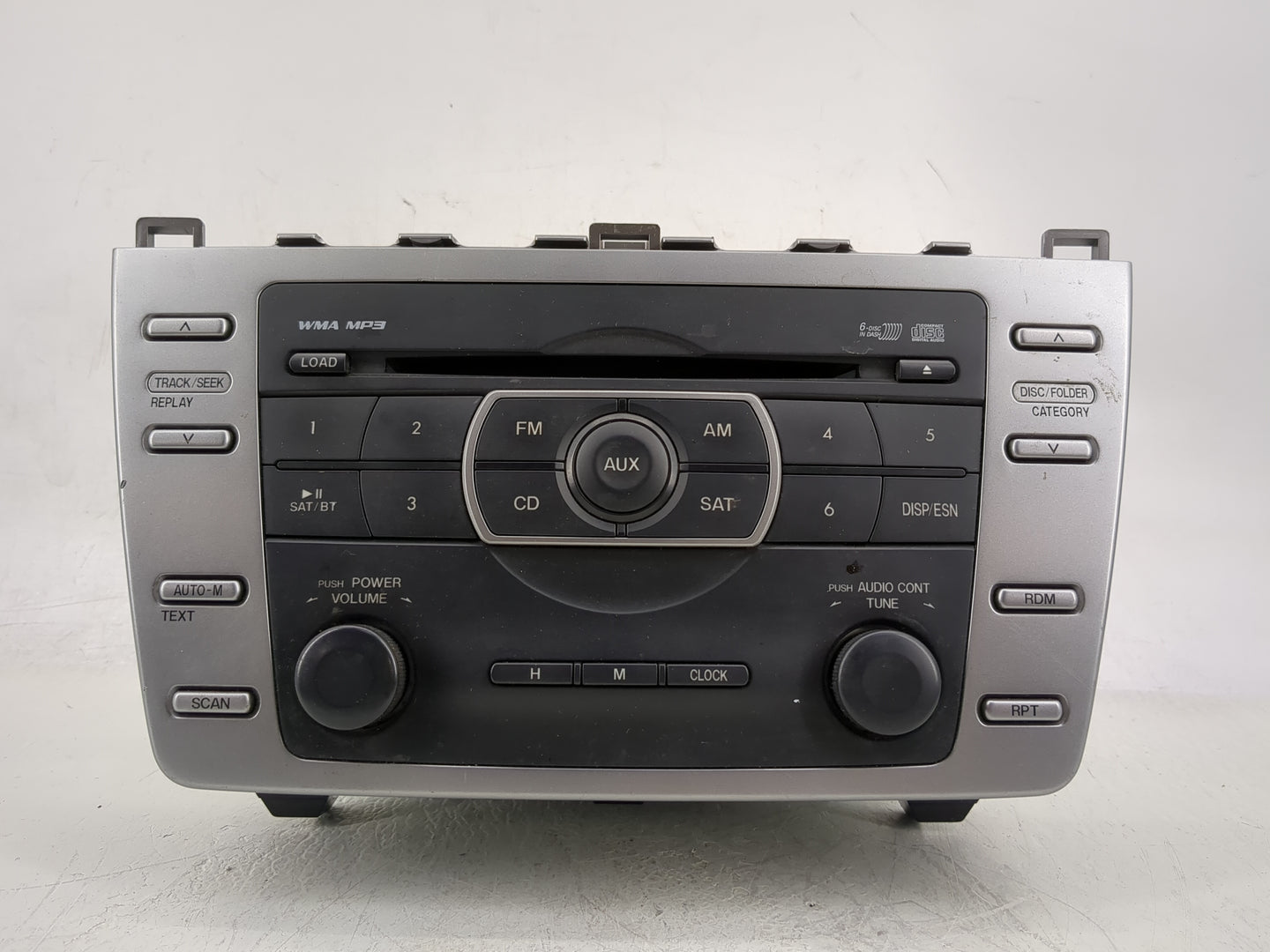 2011-2013 Mazda 6 Radio AM FM Cd Player Receiver Replacement P/N:GEG4 66 9RX Fits Fits 2011 2012 2013 OEM Used Auto Parts - 