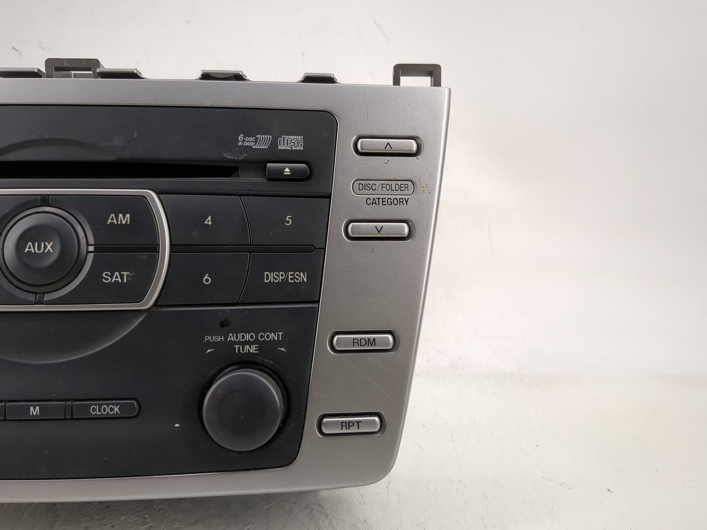 2011-2013 Mazda 6 Radio AM FM Cd Player Receiver Replacement P/N:GEG4 66 9RX Fits Fits 2011 2012 2013 OEM Used Auto Parts - 