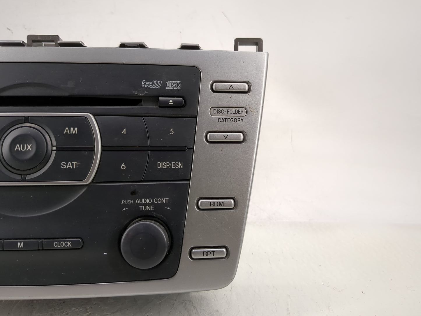 2011-2013 Mazda 6 Radio AM FM Cd Player Receiver Replacement P/N:GEG4 66 9RX Fits Fits 2011 2012 2013 OEM Used Auto Parts - 
