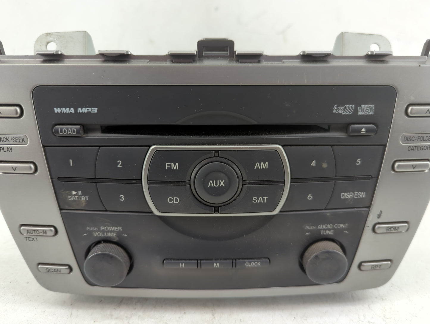 2011-2013 Mazda 6 Radio AM FM Cd Player Receiver Replacement P/N:GEG4669RX Fits Fits 2011 2012 2013 OEM Used Auto Parts - Oe