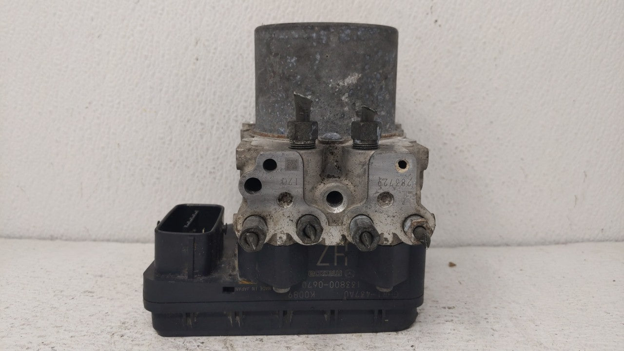2011-2013 Mazda 6 ABS Pump Control Module Replacement P/N:GHR1-437AU K0089 Fits Fits 2011 2012 2013 OEM Used Auto Parts - Oe