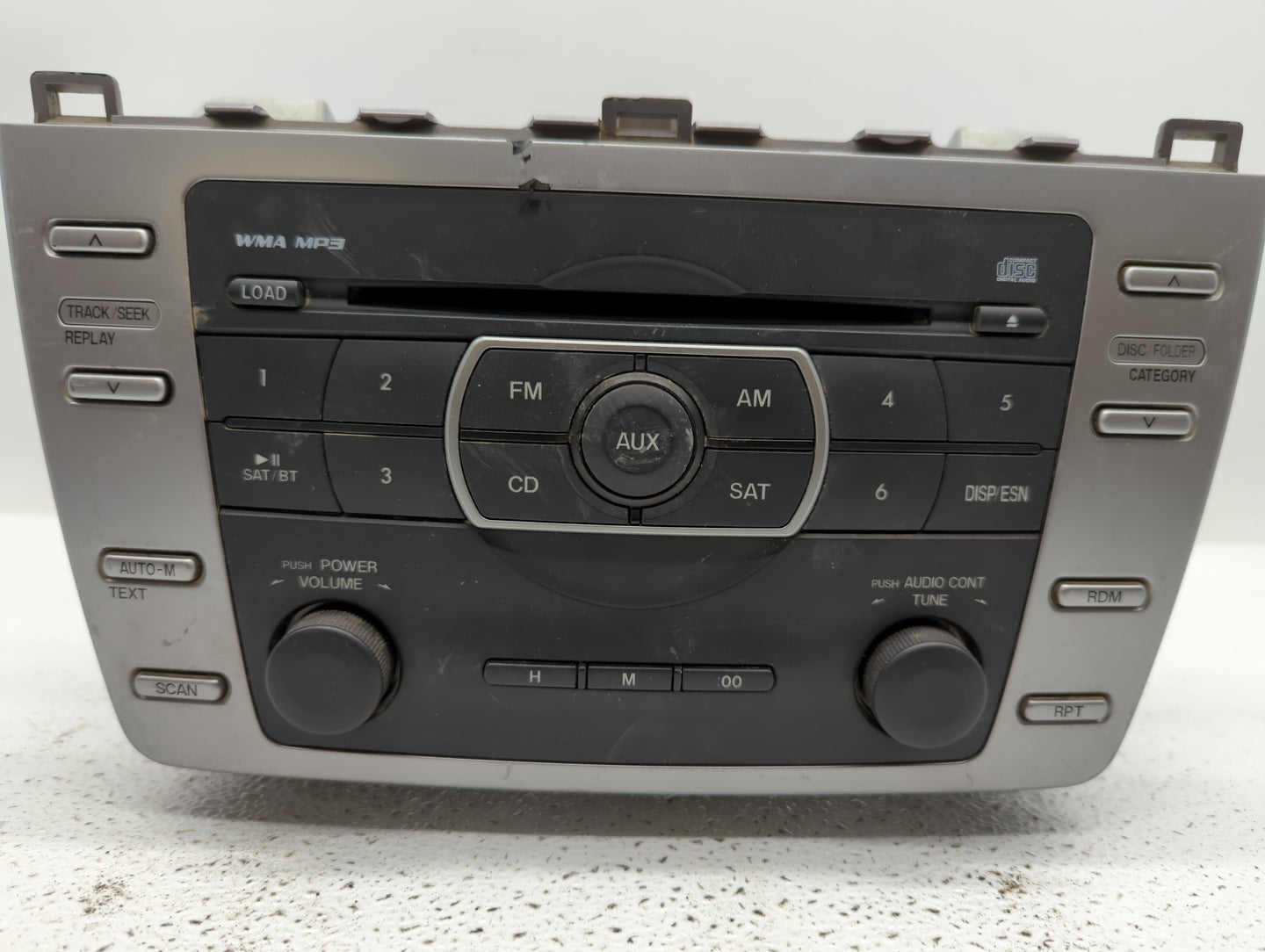 2011-2013 Mazda 6 Radio AM FM Cd Player Receiver Replacement P/N:GEG1 66 9R0 Fits Fits 2011 2012 2013 OEM Used Auto Parts - 