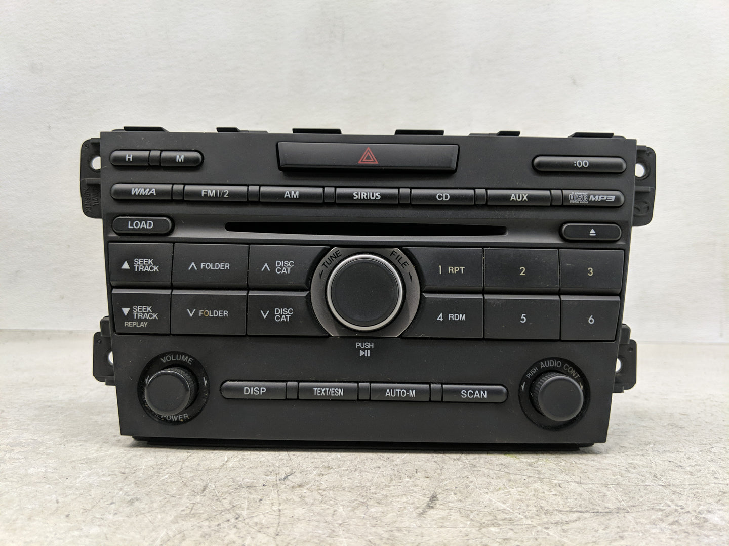2011-2012 Mazda Cx-7 Radio AM FM Cd Player Receiver Replacement P/N:EH48 66 9R0 Fits Fits 2011 2012 OEM Used Auto Parts - Oe