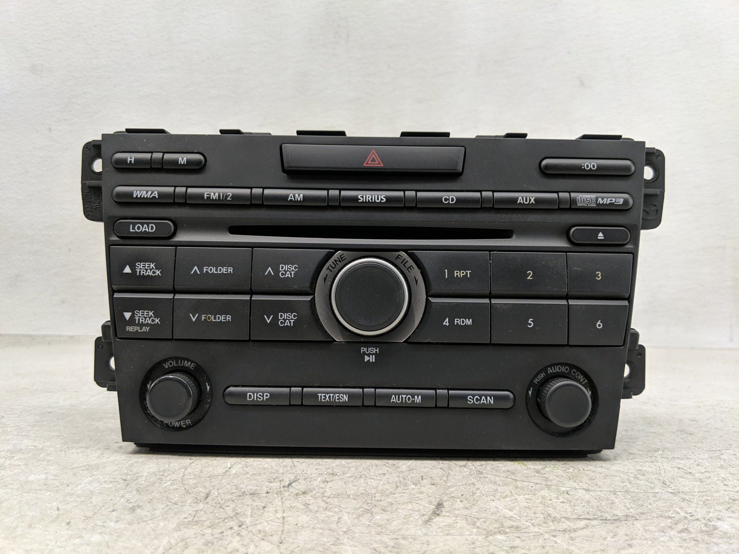 2011-2012 Mazda Cx-7 Radio AM FM Cd Player Receiver Replacement P/N:EH48 66 9R0 Fits Fits 2011 2012 OEM Used Auto Parts - Oe