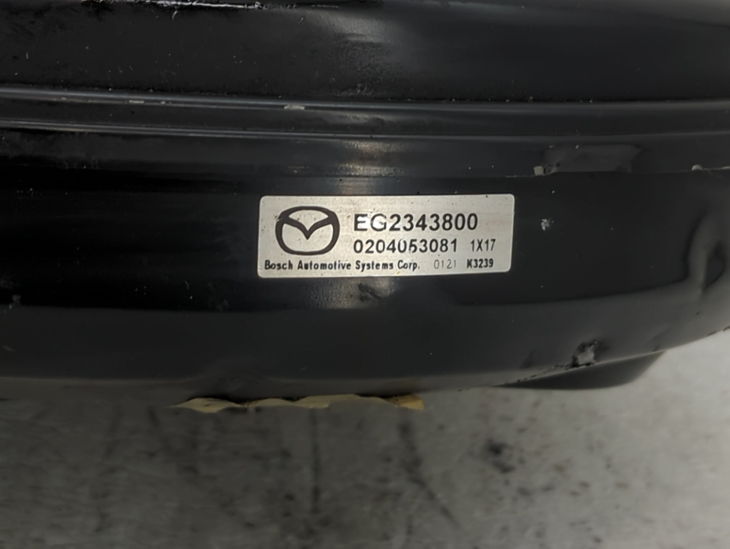 2007-2012 Mazda Cx-7 Power Brake Booster Oem - Oemusedautoparts1.com