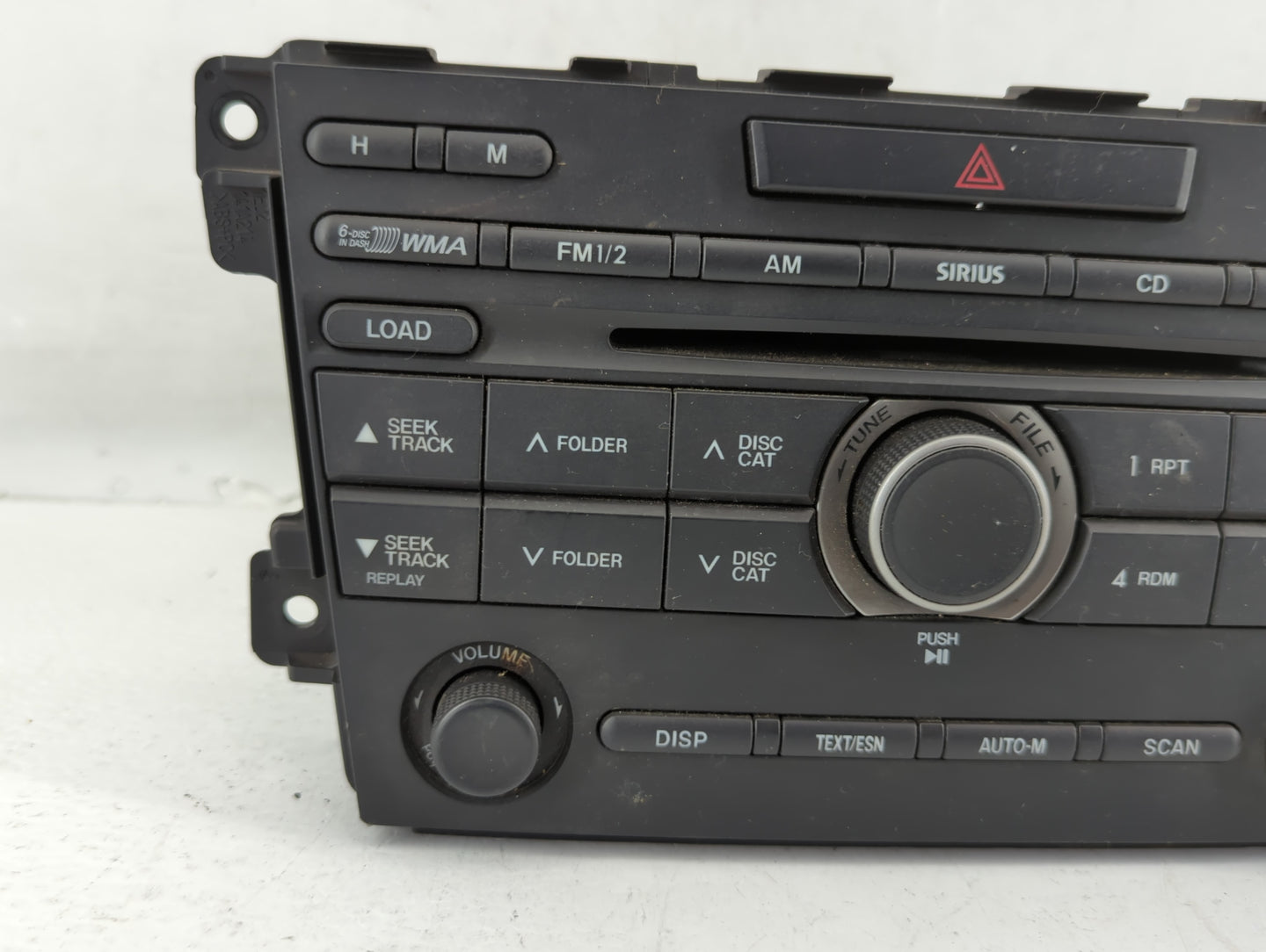 2011-2012 Mazda Cx-7 Radio AM FM Cd Player Receiver Replacement P/N:EH49 66 ARX Fits Fits 2011 2012 OEM Used Auto Parts - Oe