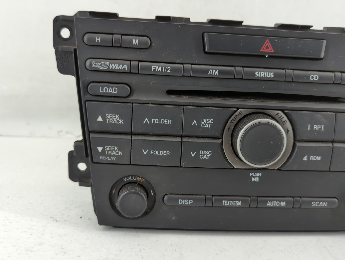 2011-2012 Mazda Cx-7 Radio AM FM Cd Player Receiver Replacement P/N:EH49 66 ARX Fits Fits 2011 2012 OEM Used Auto Parts - Oe