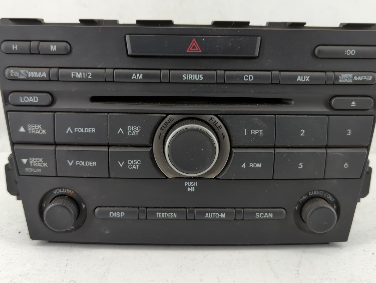 2011-2012 Mazda Cx-7 Radio AM FM Cd Player Receiver Replacement P/N:EH49 66 ARX Fits Fits 2011 2012 OEM Used Auto Parts - Oe
