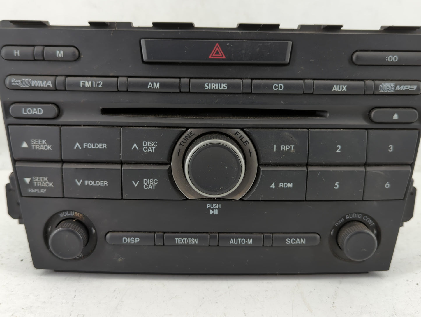 2011-2012 Mazda Cx-7 Radio AM FM Cd Player Receiver Replacement P/N:EH49 66 ARX Fits Fits 2011 2012 OEM Used Auto Parts - Oe