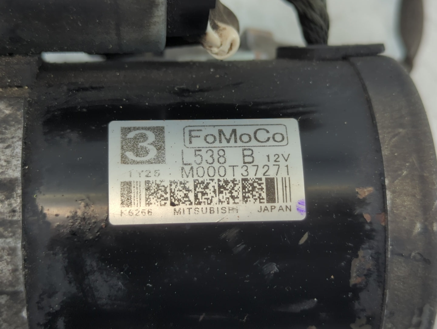 2010-2012 Mazda Cx-7 Car Starter Motor Solenoid OEM P/N:M000T37271 Fits Fits 2010 2011 2012 2013 OEM Used Auto Parts - Oemus