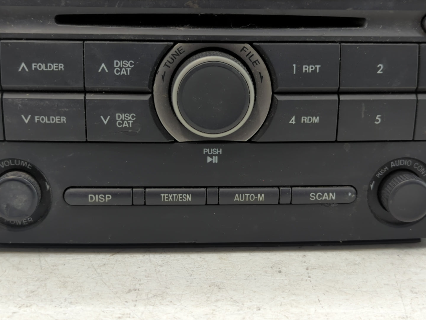 2011-2012 Mazda Cx-7 Radio AM FM Cd Player Receiver Replacement P/N:EH48 66 AR0 Fits Fits 2011 2012 OEM Used Auto Parts - Oe