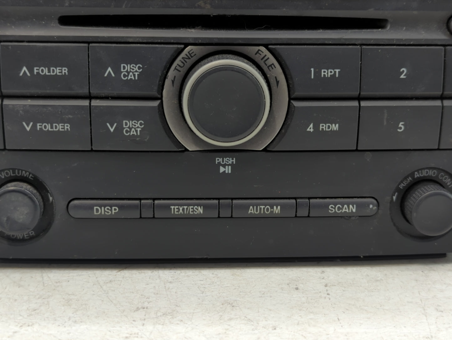 2011-2012 Mazda Cx-7 Radio AM FM Cd Player Receiver Replacement P/N:EH48 66 AR0 Fits Fits 2011 2012 OEM Used Auto Parts - Oe
