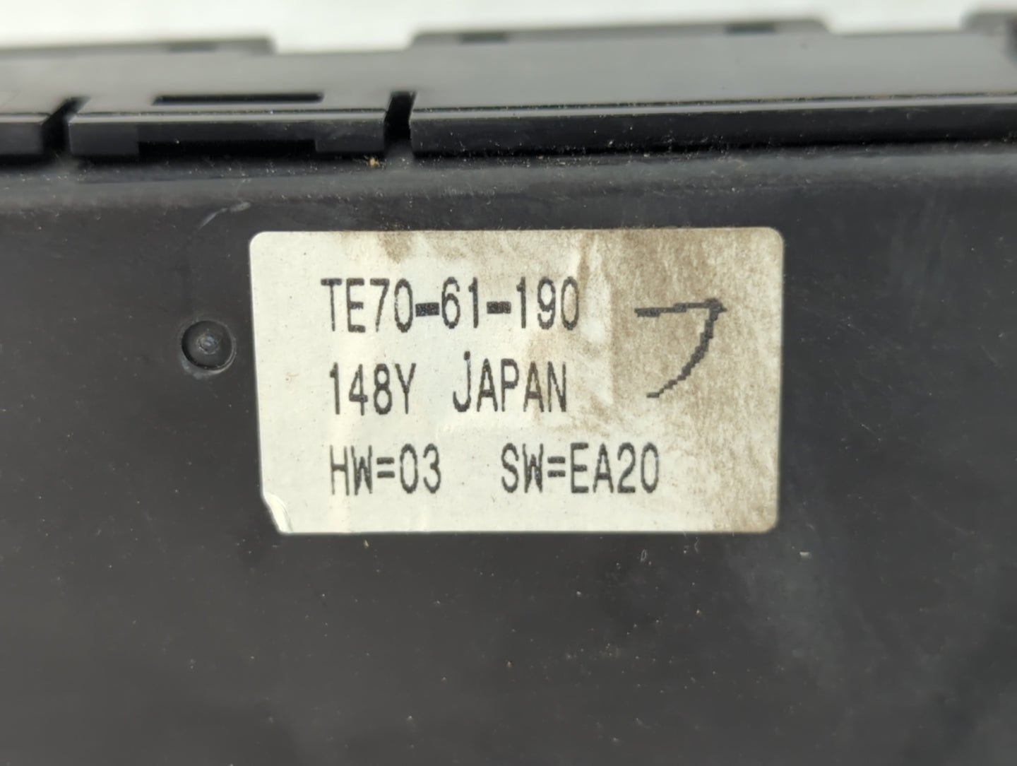 2010-2015 Mazda Cx-9 Climate Control Module Temperature AC/Heater Replacement P/N:TE70-61-190 Fits OEM Used Auto Parts - Oem