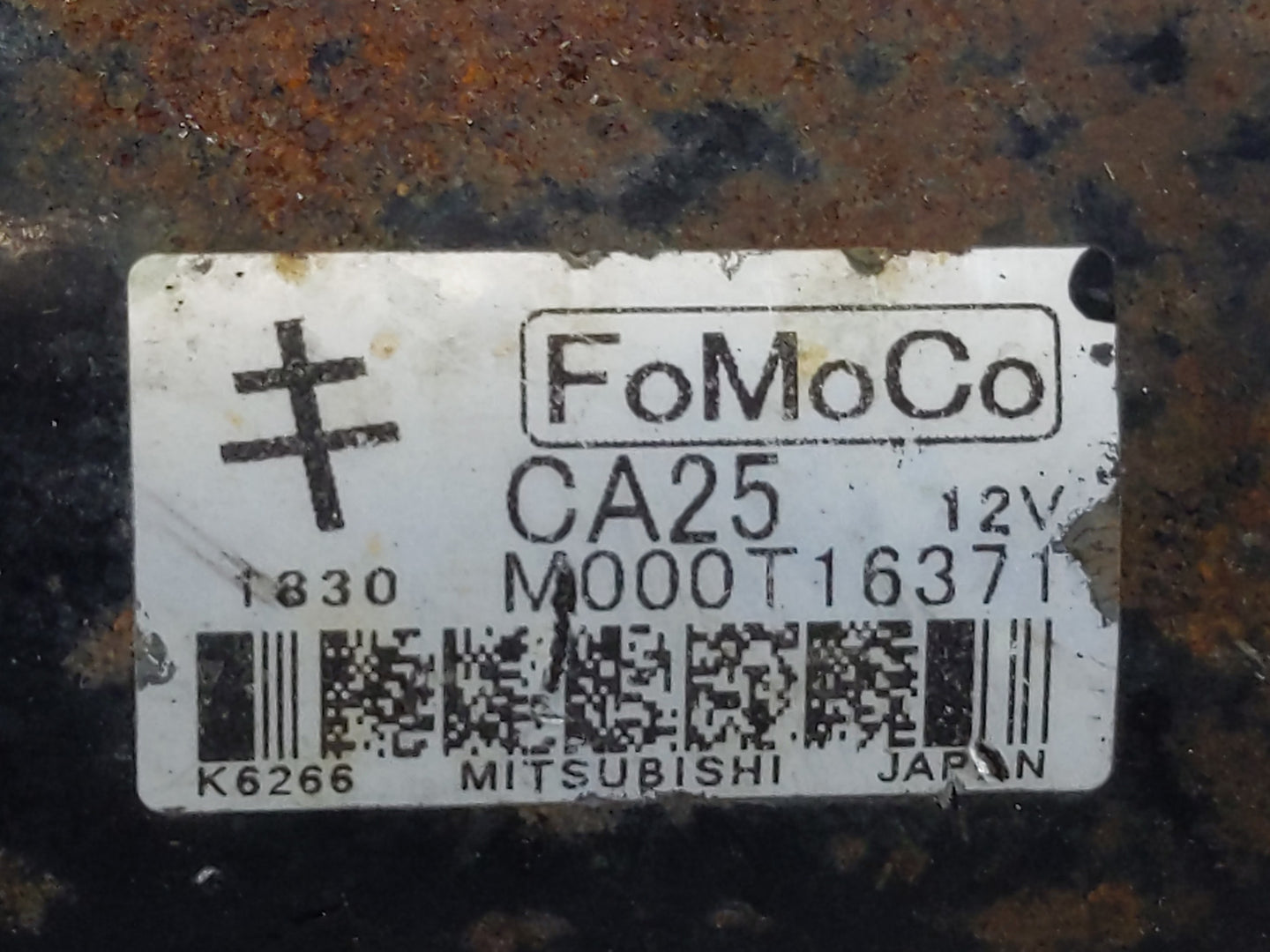 2010-2012 Mazda Cx-9 Car Starter Motor Solenoid OEM P/N:M000T16371 Fits Fits 2010 2011 2012 2013 OEM Used Auto Parts - Oemus