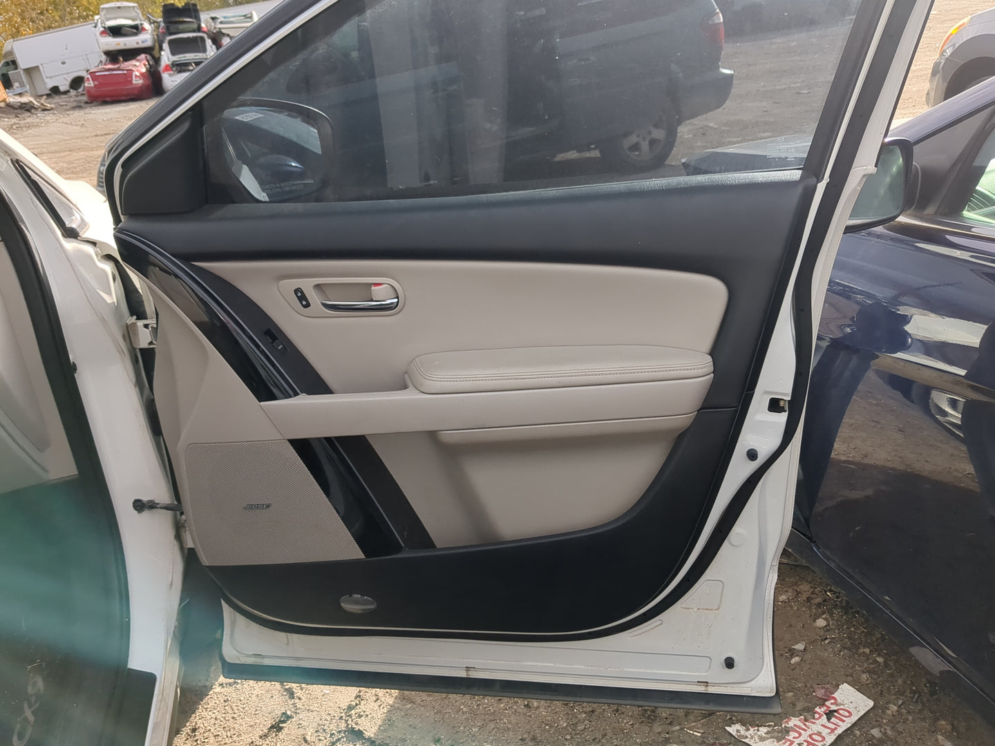 2012 Mazda Cx-9 Front Right Passenger Interior Door Panel Trim - Oemusedautoparts1.com