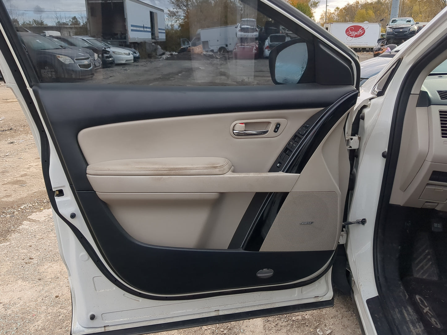 2012 Mazda Cx-9 Front Left Driver Interior Door Panel Trim - Oemusedautoparts1.com