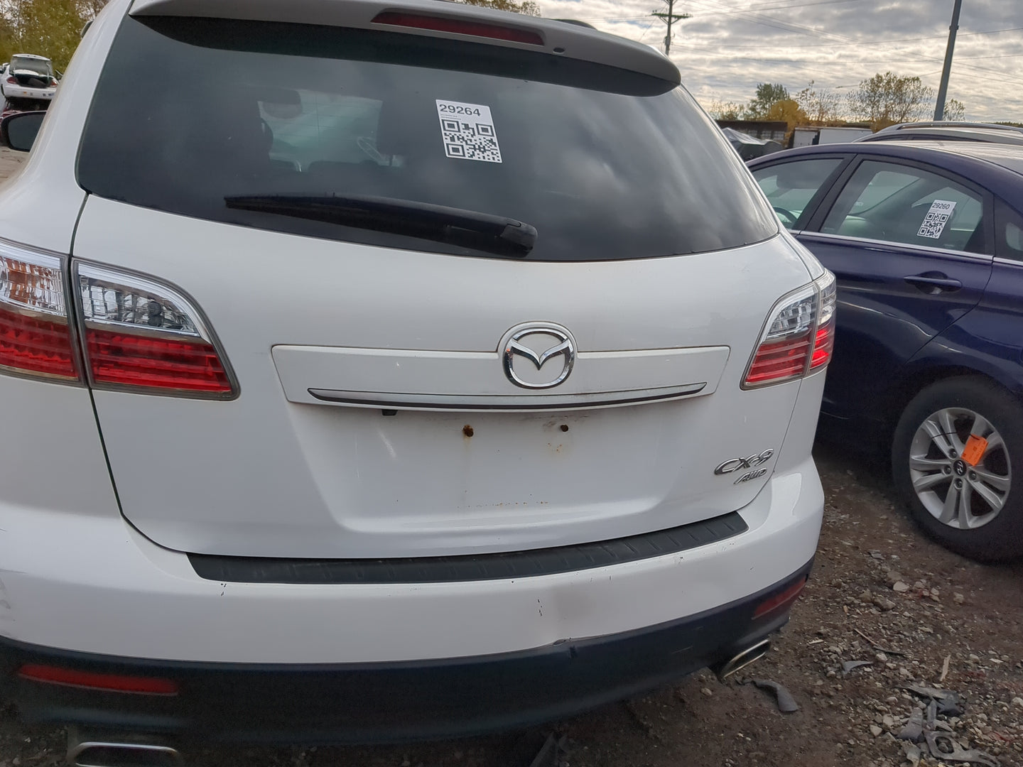 2007-2012 Mazda Cx-9 Trunk/decklid/hatch/tailgate Oem - Oemusedautoparts1.com