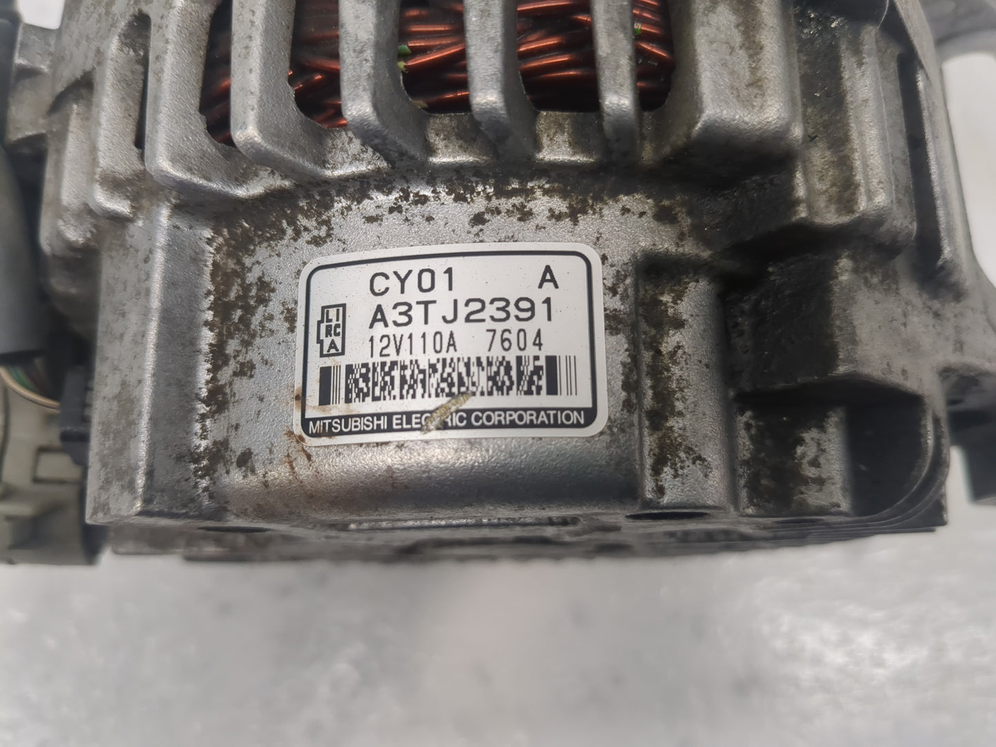 2007-2015 Mazda Cx-9 Alternator Replacement Generator Charging Assembly Engine OEM P/N:A3TJ2391 Fits OEM Used Auto Parts - O