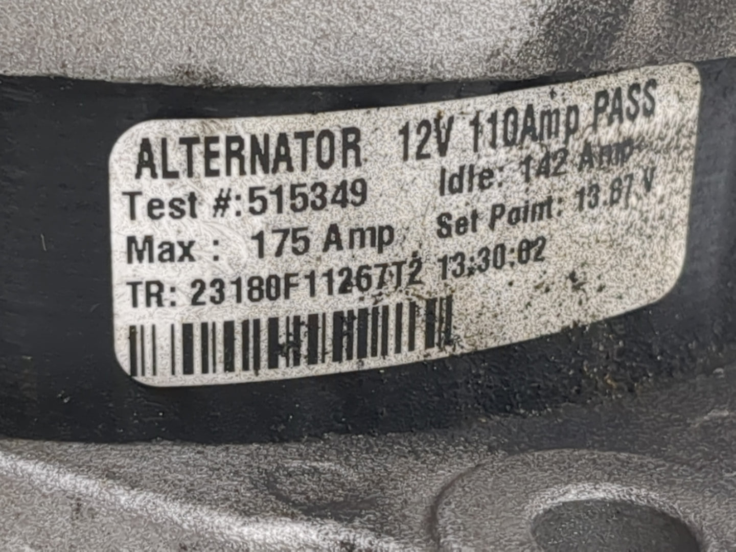 2007-2015 Mazda Cx-9 Alternator Replacement Generator Charging Assembly Engine OEM Fits OEM Used Auto Parts - Oemusedautopar