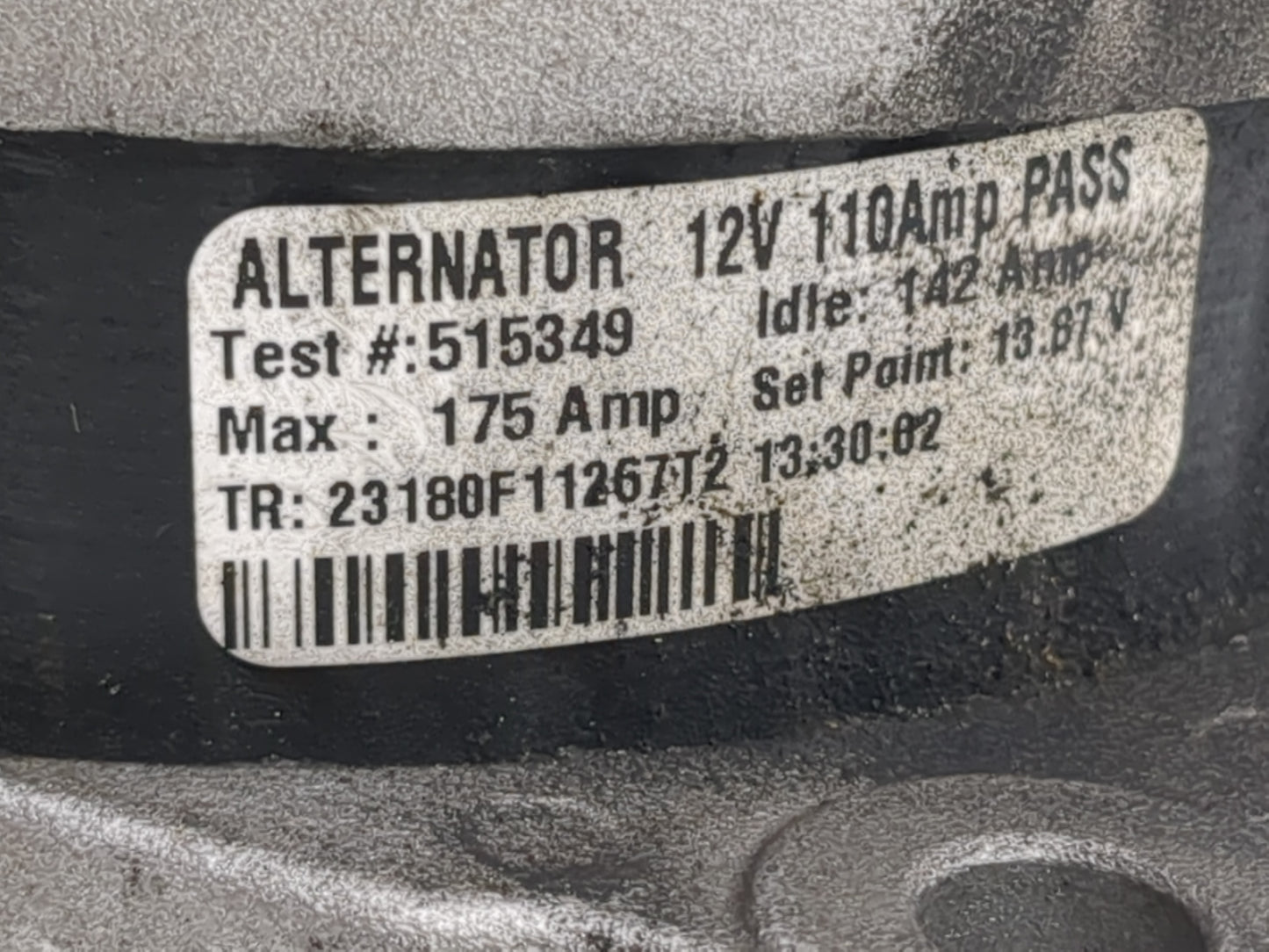 2007-2015 Mazda Cx-9 Alternator Replacement Generator Charging Assembly Engine OEM Fits OEM Used Auto Parts - Oemusedautopar