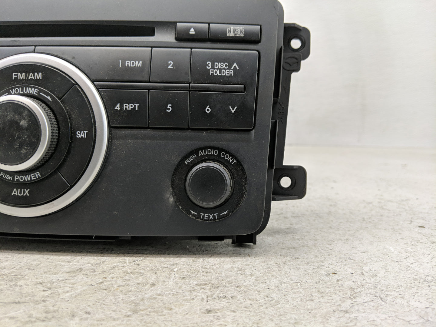 2009-2012 Mazda Cx-9 Radio AM FM Cd Player Receiver Replacement Fits Fits 2009 2011 2012 OEM Used Auto Parts - Oemusedautopa