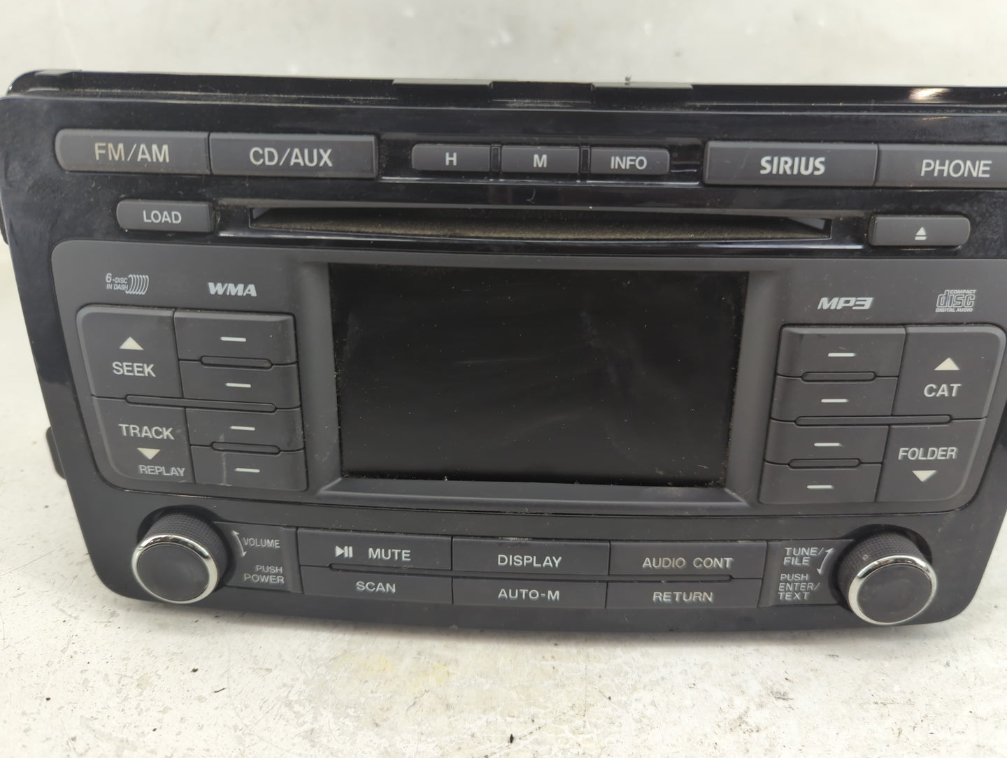2011-2012 Mazda Cx-9 Radio AM FM Cd Player Receiver Replacement Fits Fits 2011 2012 OEM Used Auto Parts - Oemusedautoparts1.