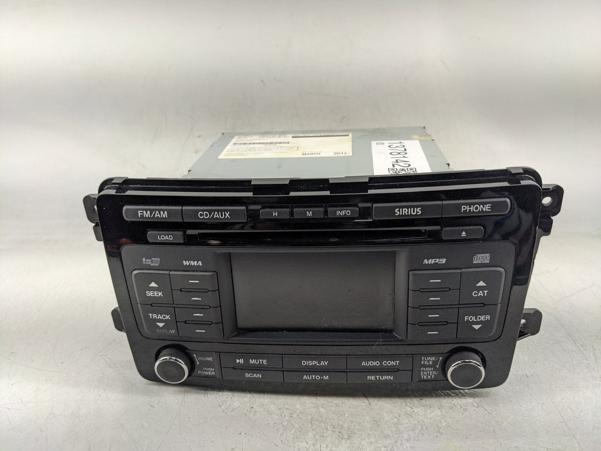 2011-2012 Mazda Cx-9 Radio AM FM Cd Player Receiver Replacement P/N:FA032191A Fits 2011 2012 OEM Used Auto Parts - Oemusedau