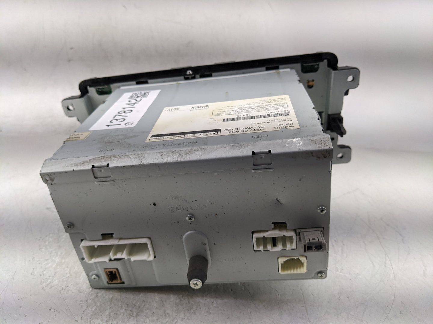 2011-2012 Mazda Cx-9 Radio AM FM Cd Player Receiver Replacement P/N:FA032191A Fits Fits 2011 2012 OEM Used Auto Parts - Oemu