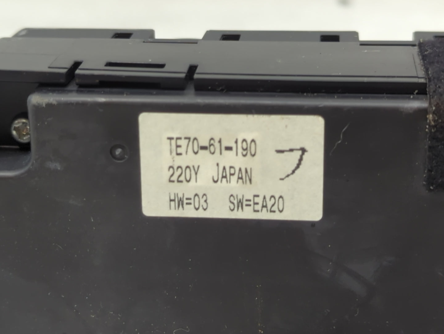 2010-2015 Mazda Cx-9 Climate Control Module Temperature AC/Heater Replacement P/N:TE70-61-190 Fits OEM Used Auto Parts - Oem