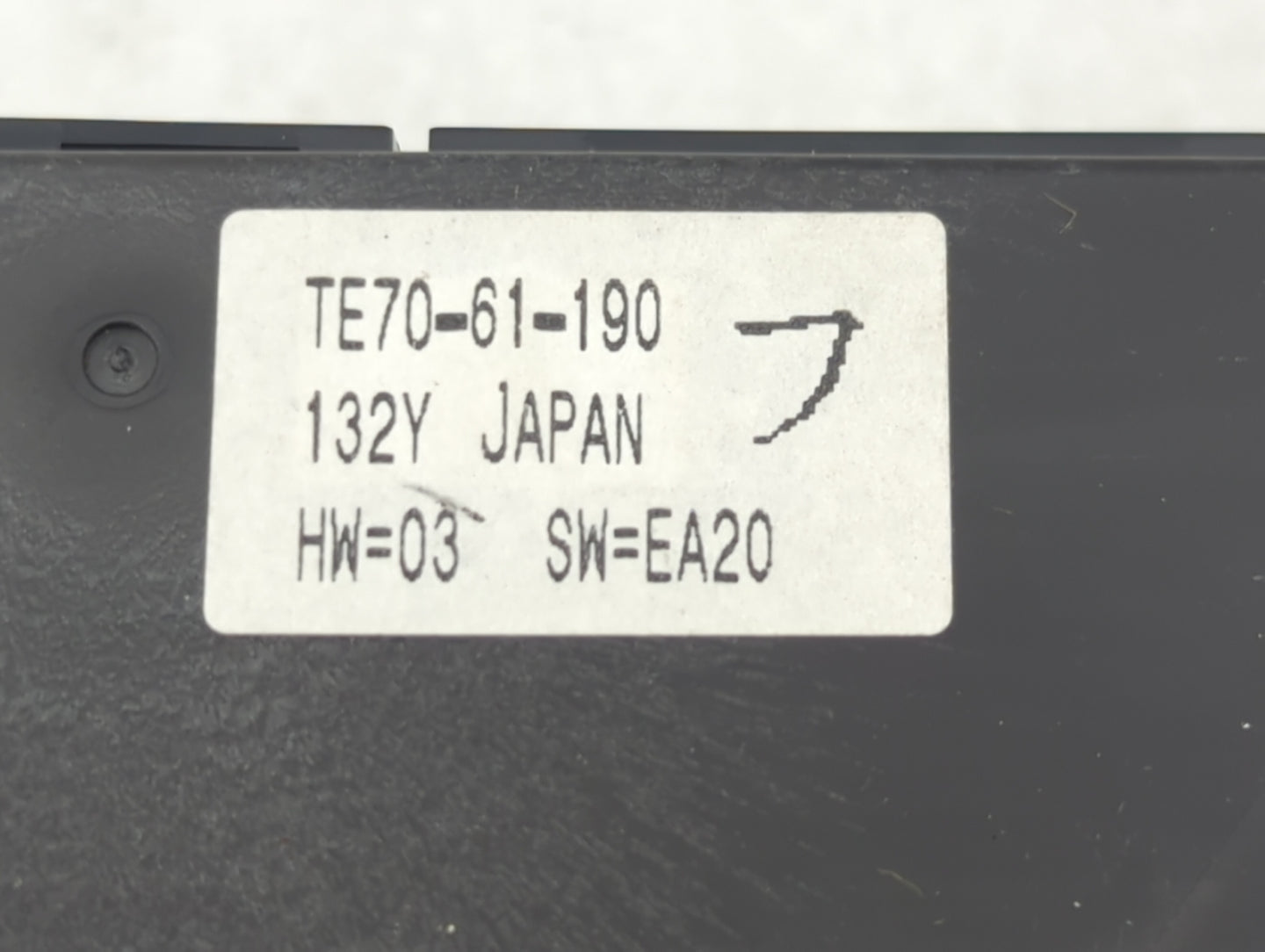 2010-2015 Mazda Cx-9 Climate Control Module Temperature AC/Heater Replacement P/N:TE70-61-190 Fits OEM Used Auto Parts - Oem