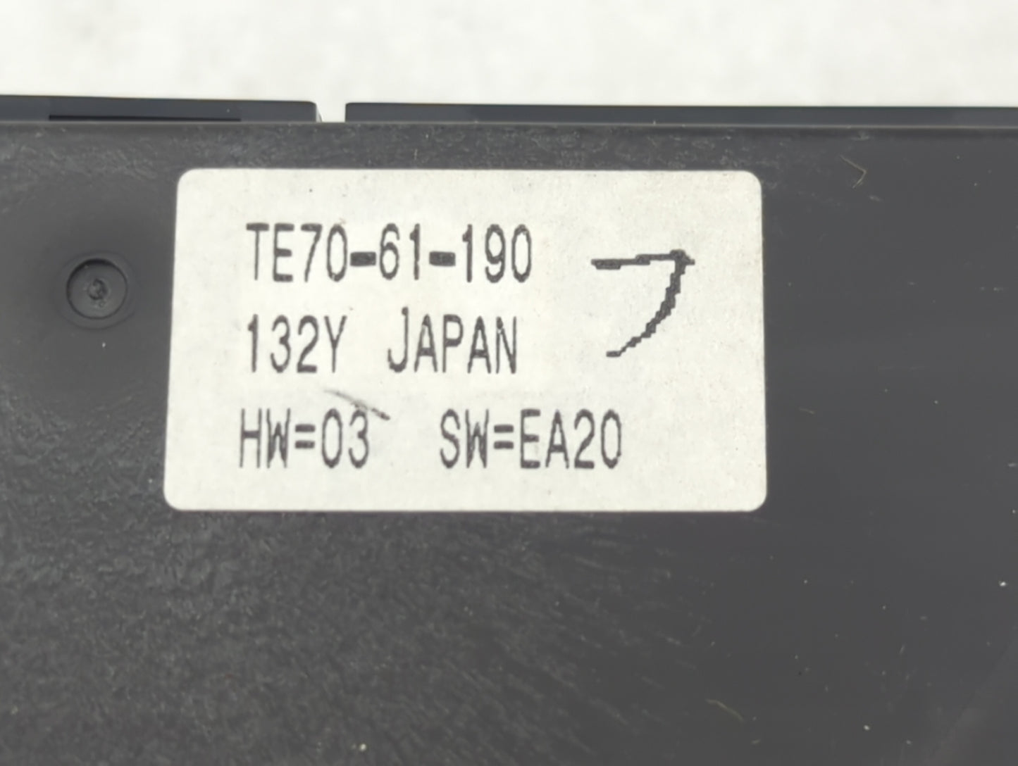 2010-2015 Mazda Cx-9 Climate Control Module Temperature AC/Heater Replacement P/N:TE70-61-190 Fits OEM Used Auto Parts - Oem