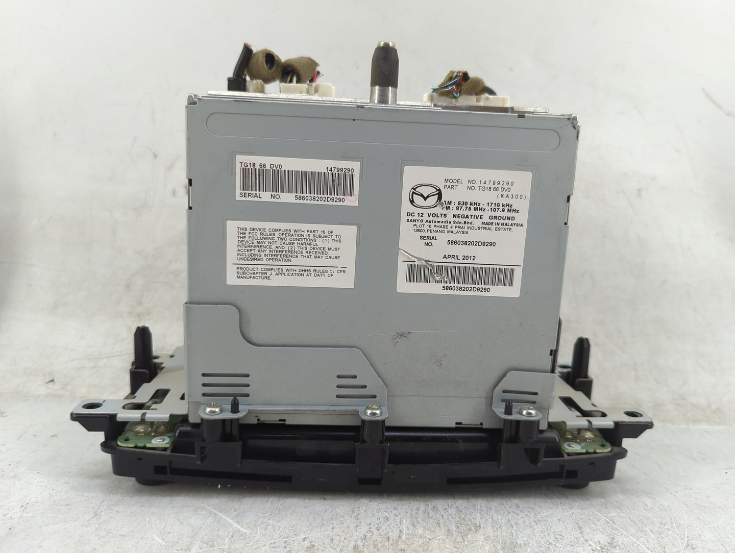 2012 Mazda Cx-9 Information Display Screen 1466089 - Oemusedautoparts1.com