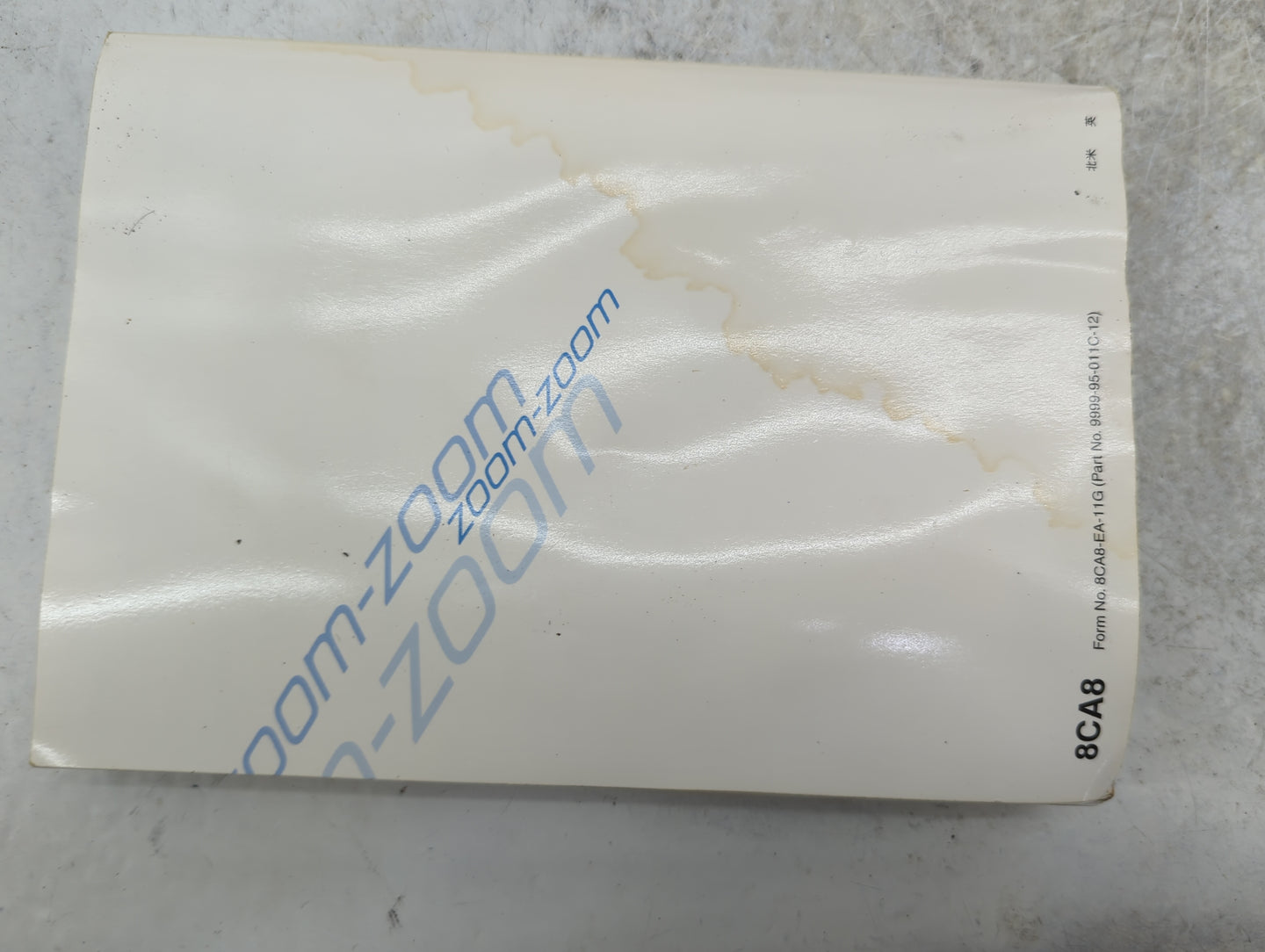 2012 Mazda Cx-9 Owners Manual Book Guide P/N:9999-95-011C-12 OEM Used Auto Parts - Oemusedautoparts1.com