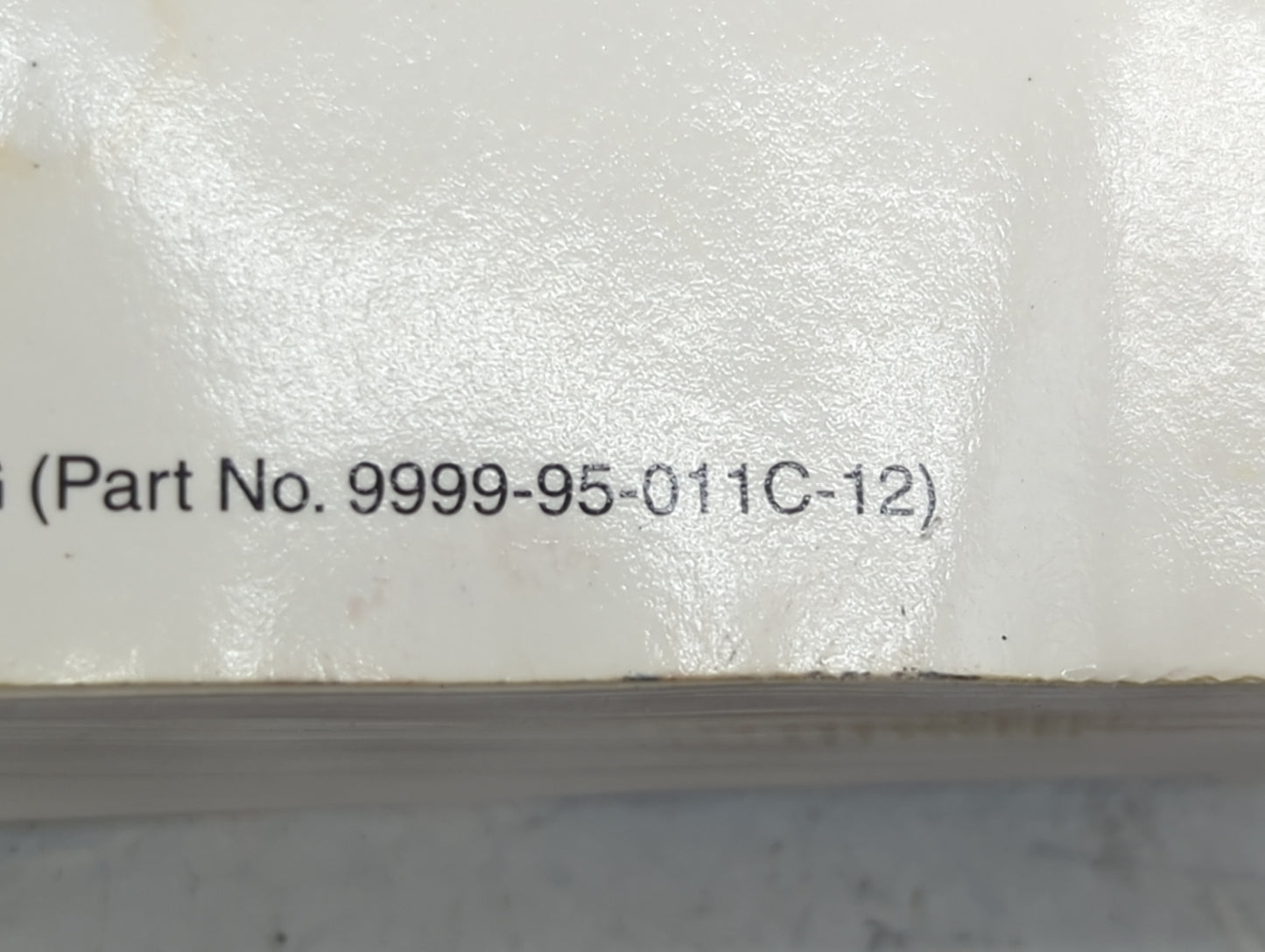 2012 Mazda Cx-9 Owners Manual Book Guide P/N:9999-95-011C-12 OEM Used Auto Parts - Oemusedautoparts1.com
