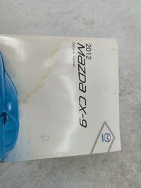 2012 Mazda Cx-9 Owners Manual Book Guide P/N:9999-95-011C-12 OEM Used Auto Parts - Oemusedautoparts1.com