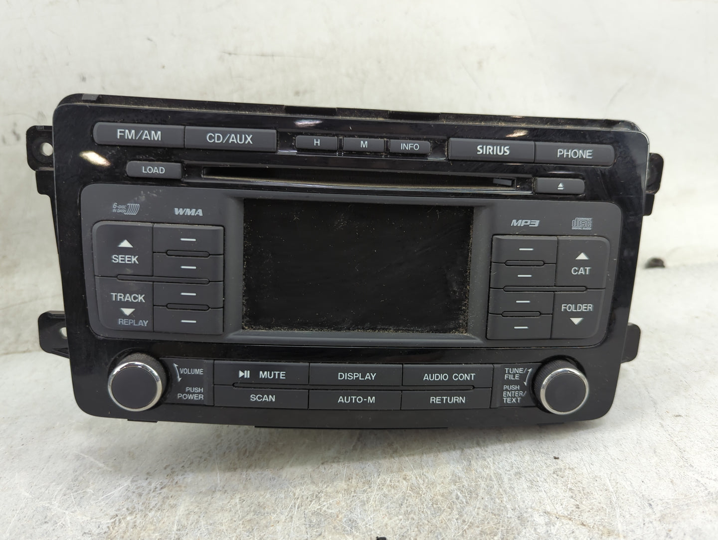 2011-2012 Mazda Cx-9 Radio AM FM Cd Player Receiver Replacement P/N:CV-VM71E1AJ TG17 66 9RX Fits Fits 2011 2012 OEM Used Aut