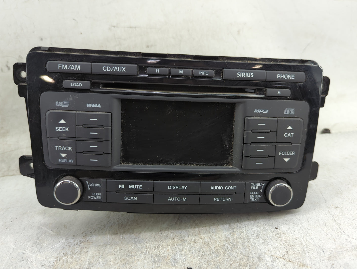 2011-2012 Mazda Cx-9 Radio AM FM Cd Player Receiver Replacement P/N:CV-VM71E1AJ TG17 66 9RX Fits Fits 2011 2012 OEM Used Aut
